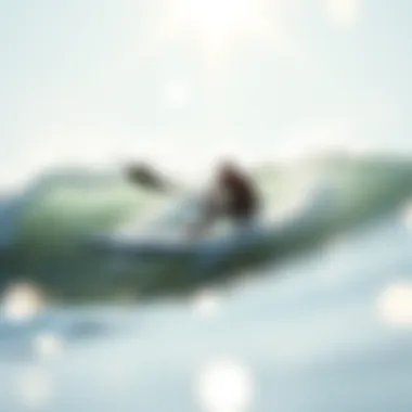 Paddle board dimensions showcased