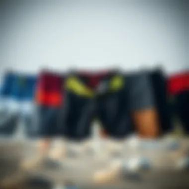 Diverse Range of Patagonia Surf Shorts A variety of Patagonia surf shorts in different styles and colors displayed together