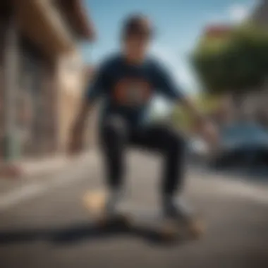 Skateboarding scene featuring enthusiasts in Powell Peralta gear