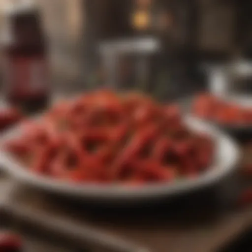 Vibrant dish showcasing the distinctive flavors of Red Hot Chili Pepper
