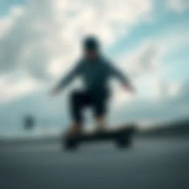 Skateboarder enjoying a smooth ride with Ricta Clouds wheels