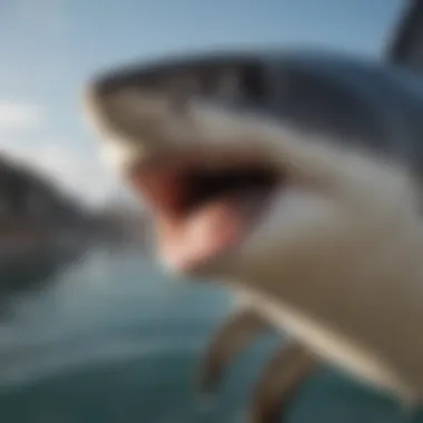 Illustration of the scientific principles behind shark repellent technology.