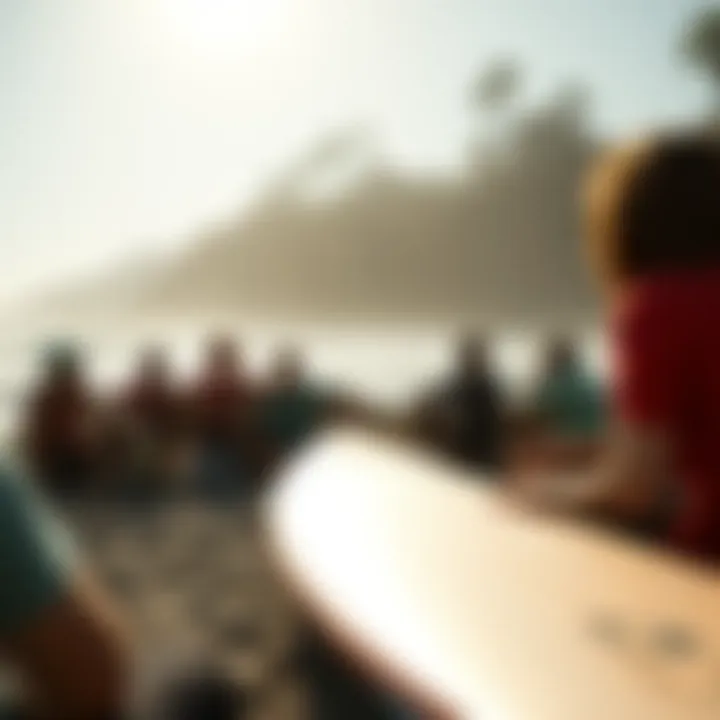 A community gathering discussing the Sector 9 Fat Wave