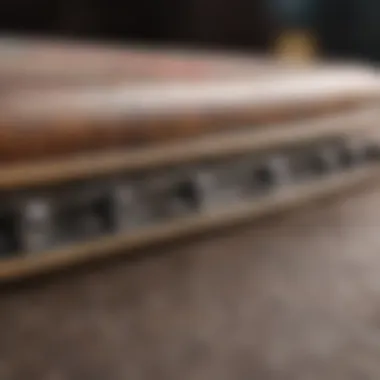 Diverse Materials for Skateboard Decks Close-up of different skateboard deck materials and textures