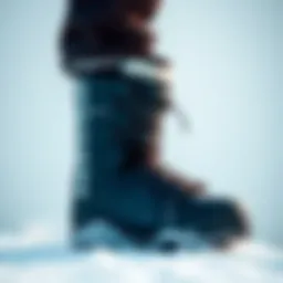 Stylish snowboard boots designed for optimal performance on slopes