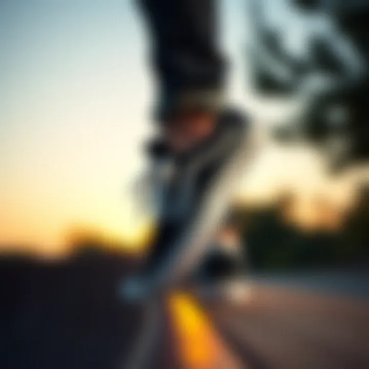 Athlete wearing Vans sneakers, symbolizing style and performance