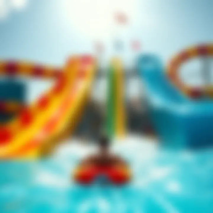 Adventurous Water Slides at Surf Lagoon Adventurous water slides inviting thrill-seekers for an exhilarating experience