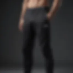 Sleek design of all black Adidas pants showcasing their modern aesthetic.