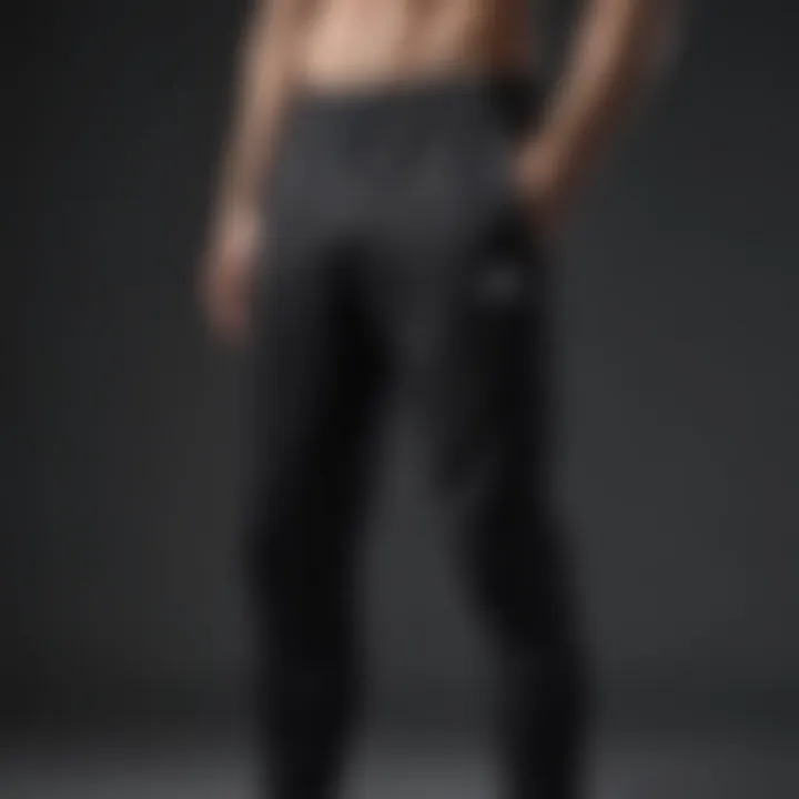 Sleek design of all black Adidas pants showcasing their modern aesthetic.