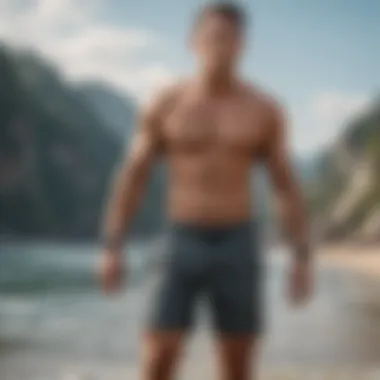 Athlete Style: Performance and Fashion Combined An athlete wearing stylish board shorts