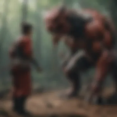 Warrior's Growth Tanjiro confronting a demon, illustrating his growth as a warrior