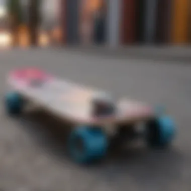 Customization Options for Small Skateboards Customized small skateboard with unique art and colors