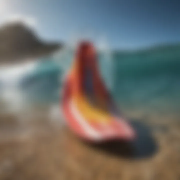 Illustration depicting various swim fin styles and their specific advantages for bodysurfing