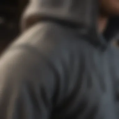 Material Excellence: The Fabric of Boss Hoodies Close-up of Boss hoodie fabric highlighting durability and style
