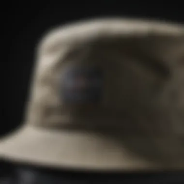 A close-up of eco-friendly materials used in modern bucket hats