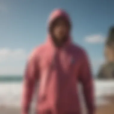 A collection of modern surf changing hoodies in vibrant colors