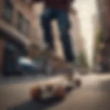 Iconic skateboard scene from a classic film