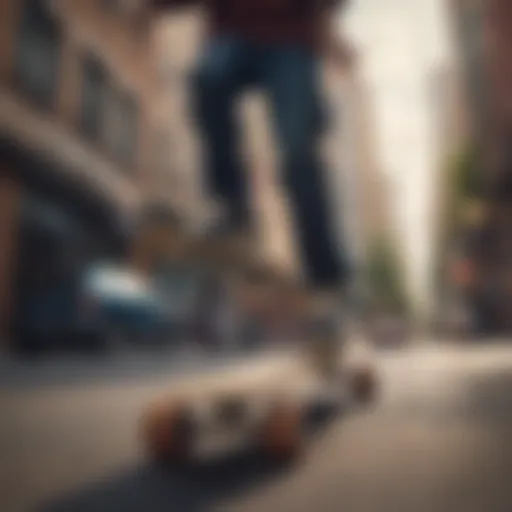 Iconic skateboard scene from a classic film