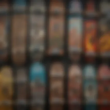 The Diversity of Skateboard Film Art Collage of various skateboard movie posters