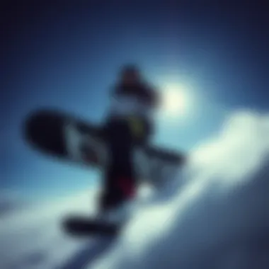 Cutting-Edge Design: Burton's Latest Snowboard Burton's latest snowboard model on the slopes