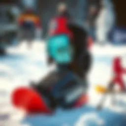 Vintage snowboarding gear showcasing early designs