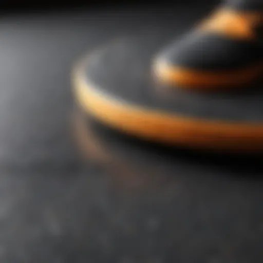 Close-up of high-quality griptape showcasing texture and grip