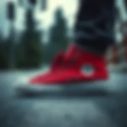 The Red Stacked Converse: A Formidable Fusion of Style and Functionality Introduction