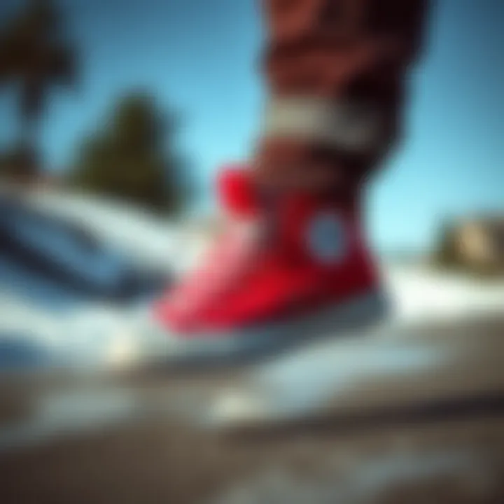 The Red Stacked Converse: A Formidable Fusion of Style and Functionality Summary
