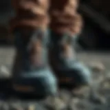 Innovative design of Ultrarange Hi MTE footwear showcasing its rugged features