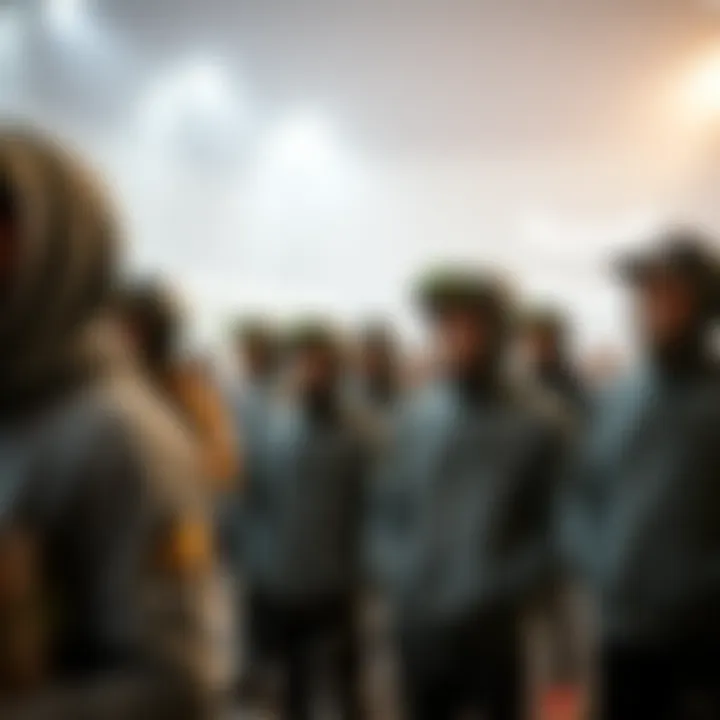 Group of extreme sports enthusiasts showcasing their grey graphic zip-up hoodies at an event