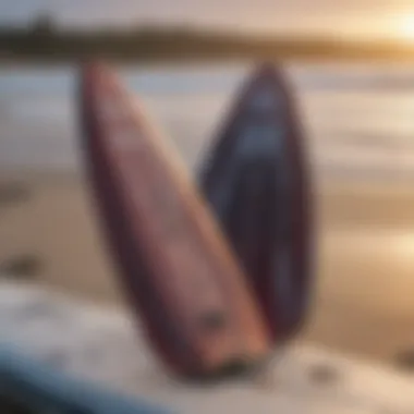 Essential Maintenance for Machado Quad Fins Maintenance tips for Machado quad fins displayed on a surfboard