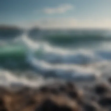 The Impact of Pollution on Ocean Health A contrasting image showing polluted water versus pristine ocean conditions.