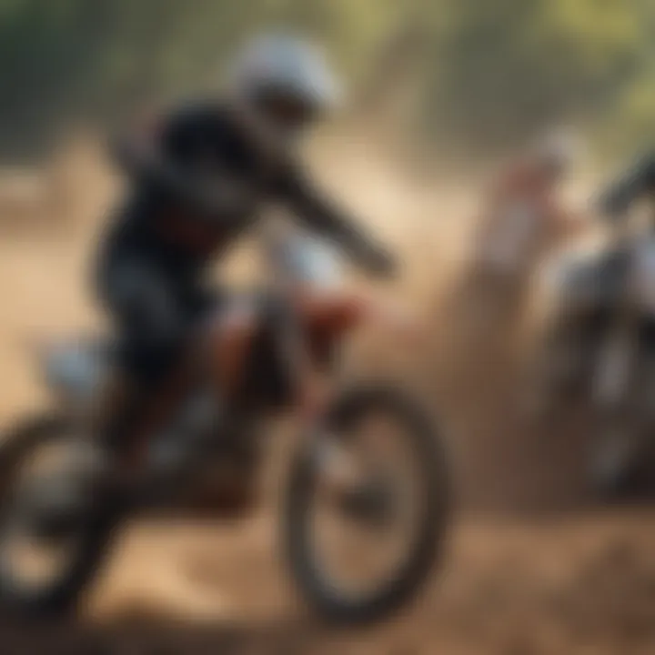 An array of ticket types available for motocross events