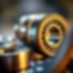 Close-up view of high-quality skateboard bearings showcasing their intricate design and precision engineering