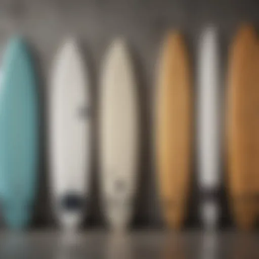 Surfboard length comparison chart illustrating various sizes based on surfer attributes.