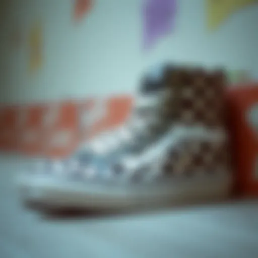 Classic Vans Checkerboard High sneaker showcasing its distinct pattern and style