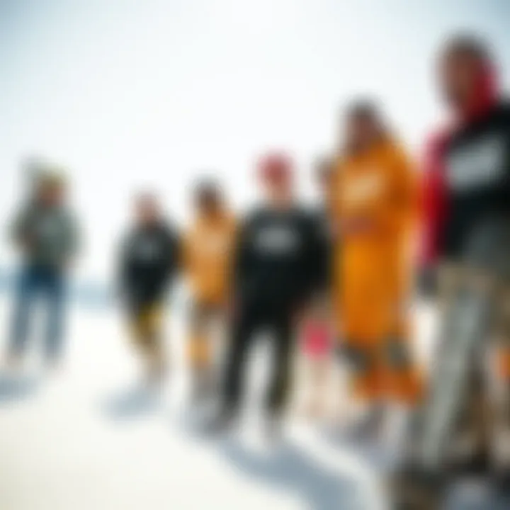 Vans Culture in Extreme Sports Group of athletes wearing Vans apparel, highlighting community and culture.