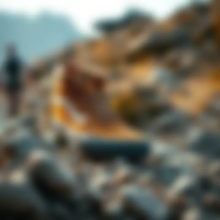 Vans Hi8 MTE in Action on Challenging Surfaces Vans Hi8 MTE showcased on rugged terrain