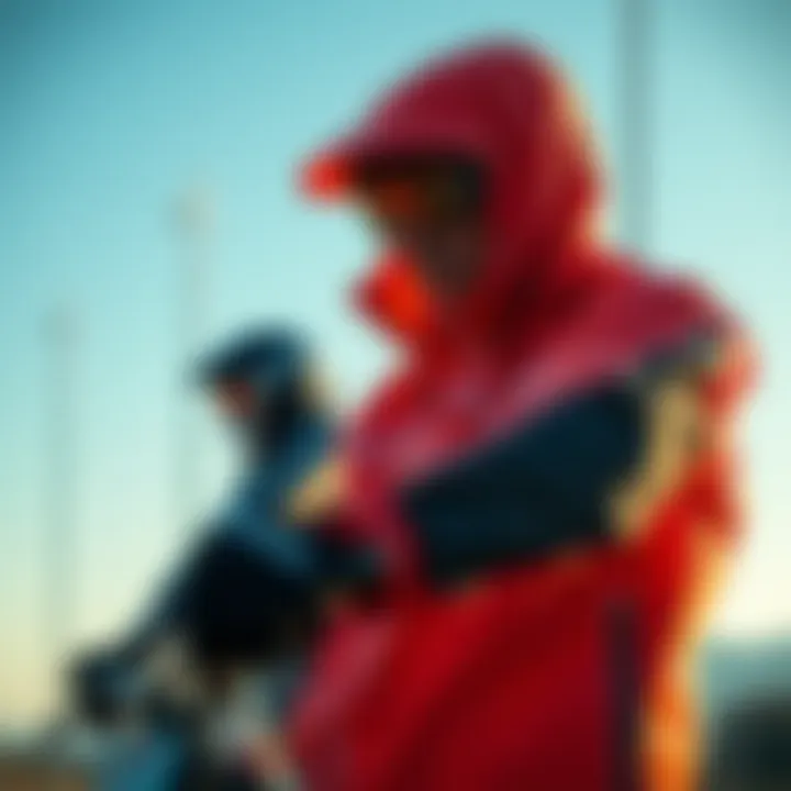 Stylish Vans raincoat designed for performance in various extreme sports