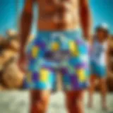 Colorful Aesthetics of Vans Swimshorts Vans swimshorts showcasing vibrant designs