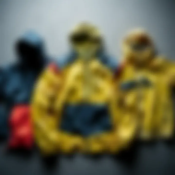 Diverse Designs of Windbreakers Without Hoods Variety of windbreaker designs laid out for comparison