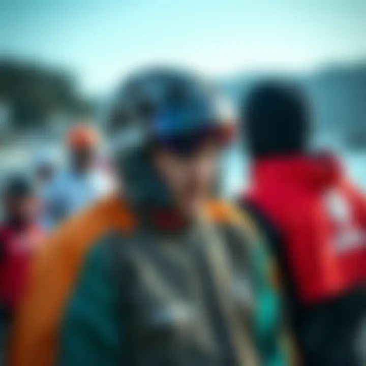 Performance of Windbreakers in Outdoor Competitions Windbreaker being worn during a competitive outdoor event