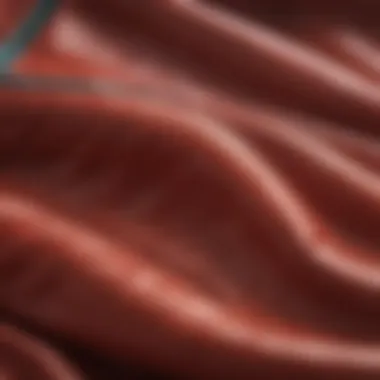 Close-Up of Windbreaker Fabric A close-up of unique fabric texture used in windbreakers for extreme conditions.