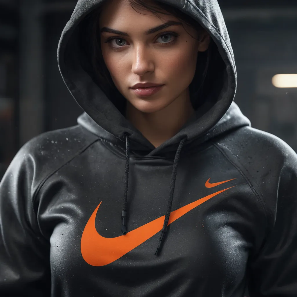 swoosh all over hoodie