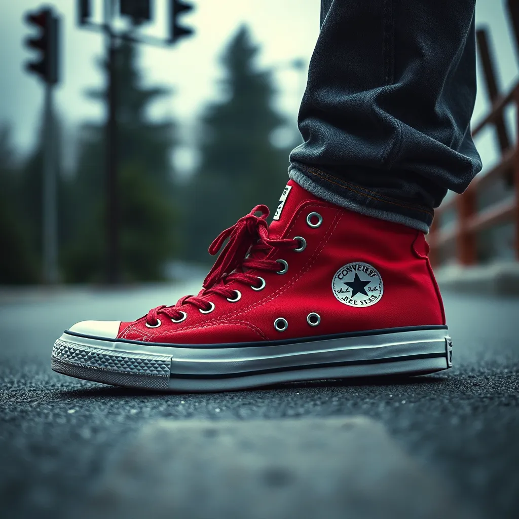 Red Stacked Converse: Style Meets Performance